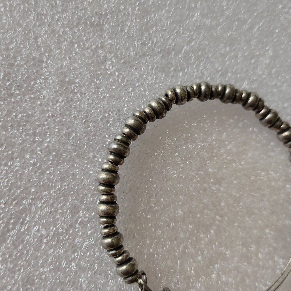 Alex and Ani Silver Bead Bangle   432
